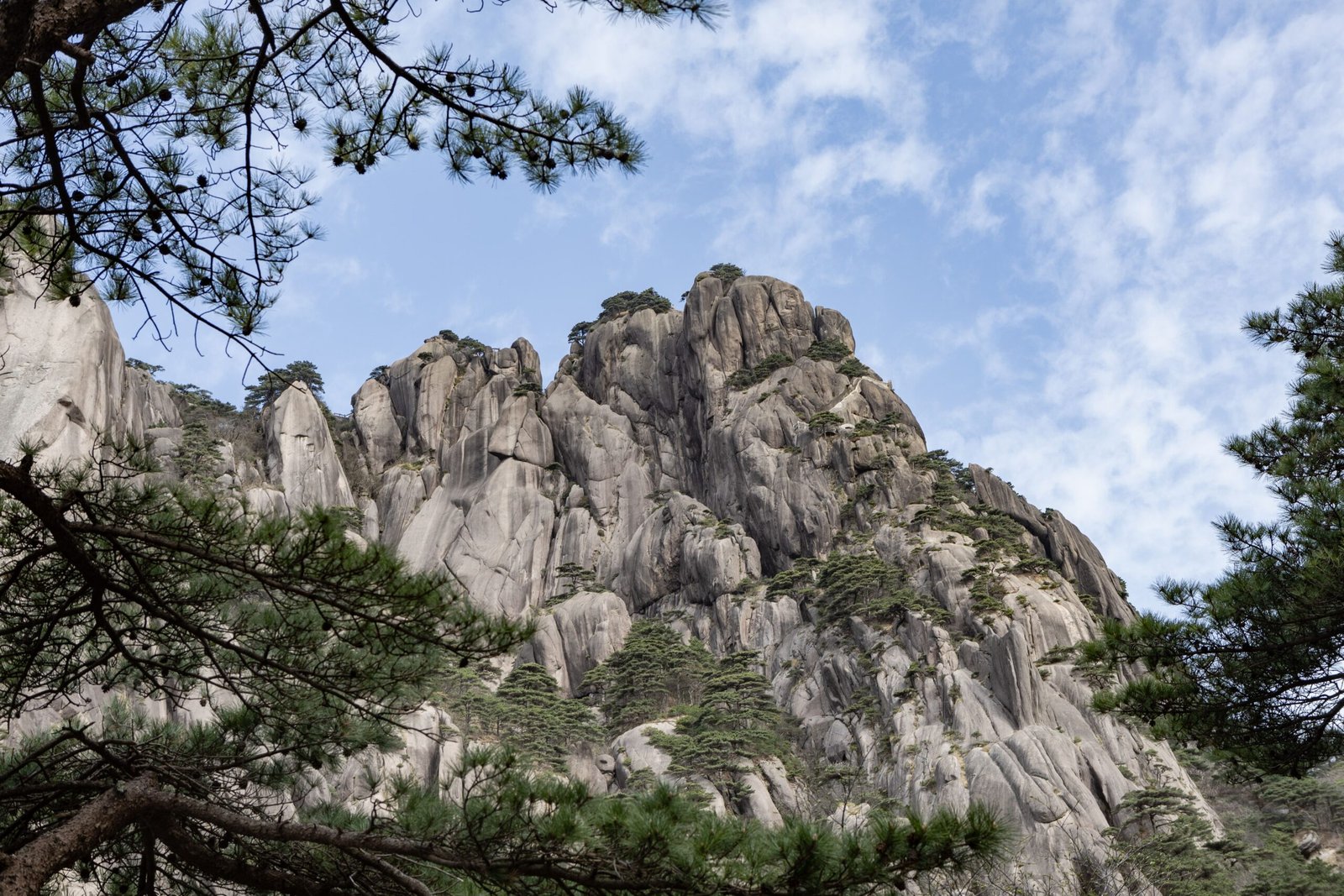 Huangshan rock formations